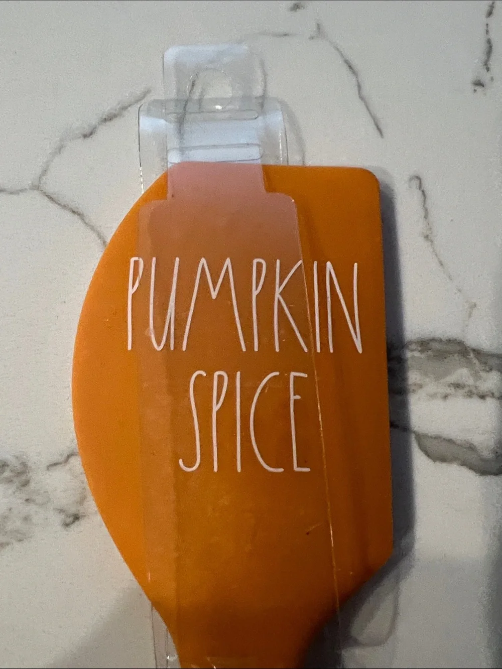 Rae Dunn Pumpkin Spice Silicone Spatula & Cookie Cutter Set - Orange